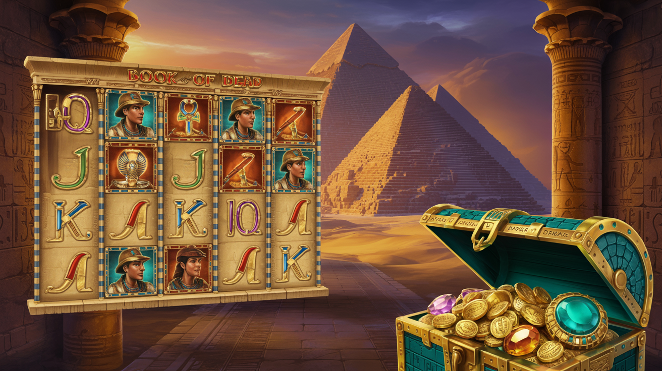 Book of Dead - Machine à sous Égypte de Play'n GO avec RTP 96.21%
