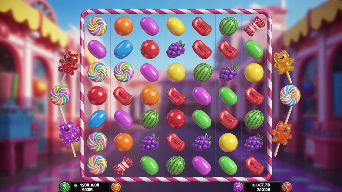 Sweet Bonanza - Slot Pragmatic Play avec multiplicateurs x100 et RTP 96.48%